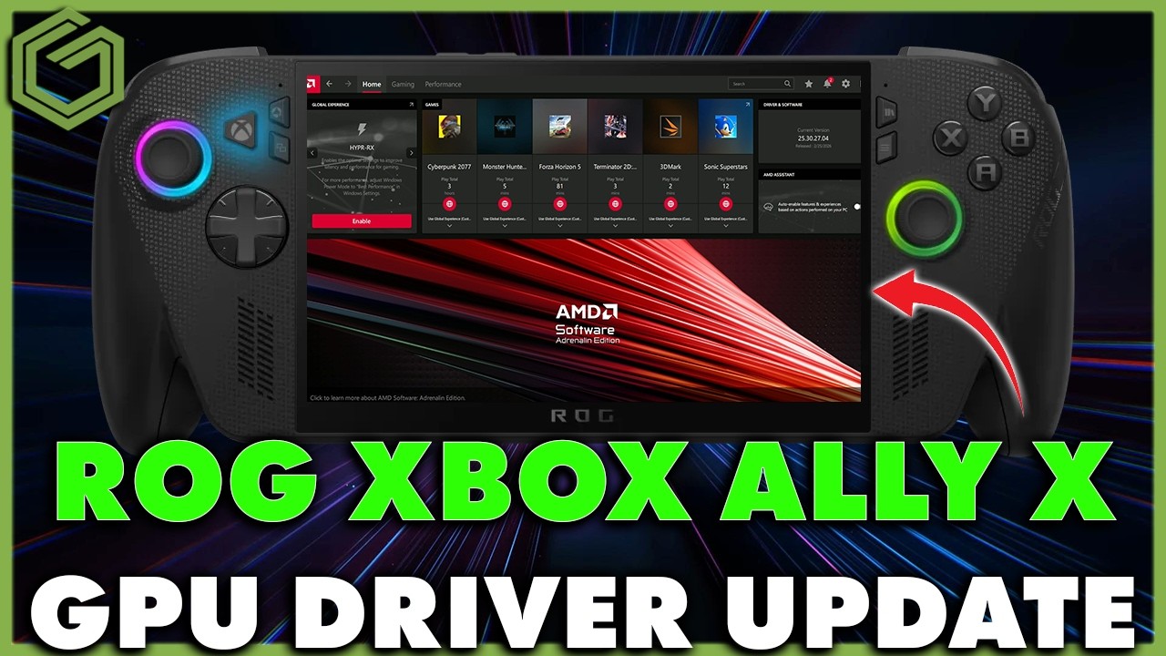 Наконец-то ROG Xbox Ally X получил обновление драйверов для видеокарты и многое другое!!