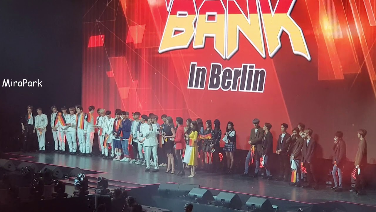 fancam MusicBank in Berlin Ending Ceremony 20180915
