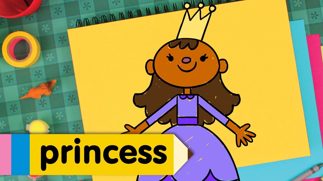 How to Draw a Princess | Super Simple Draw | Step By Step