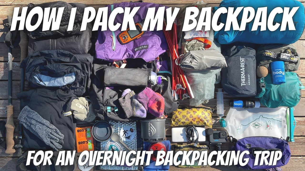 How I Pack My Backpack For An Overnight Backpacking Trip