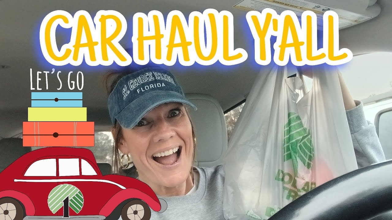 Ol' Fashion Dollar Tree Car Haul. ✔️ it out!!! 💲🌳🚗