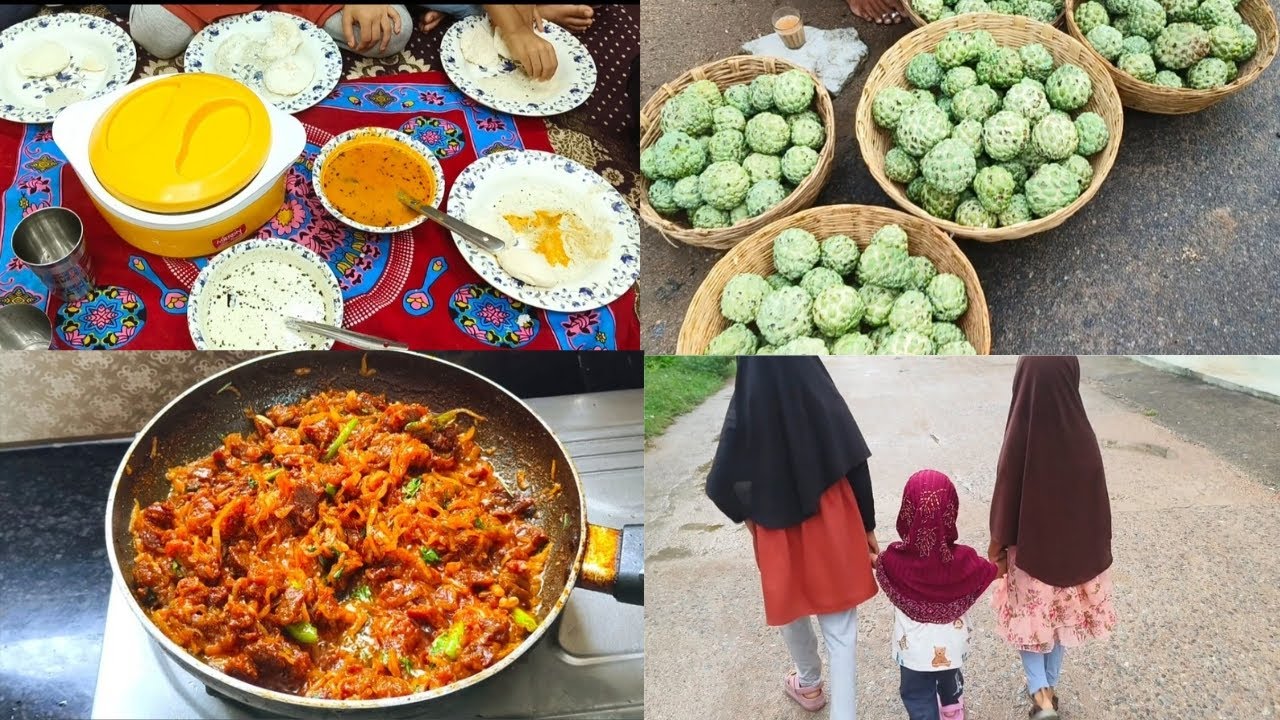 Indian Mom With 7 Kids Dussehra Holiday Routine | Pyaz Gosht Fry Recipe#vlog#recipe#holiday