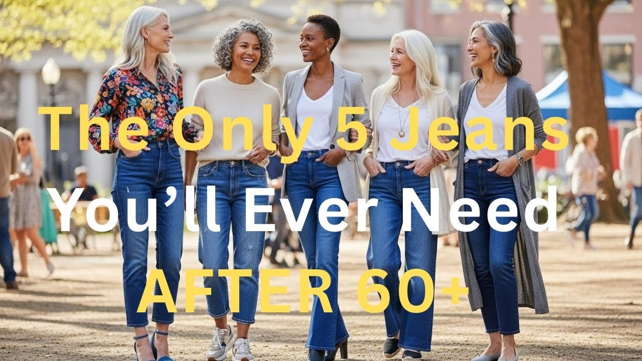 The Only 5 Jeans That Make You Look Amazing At 60+