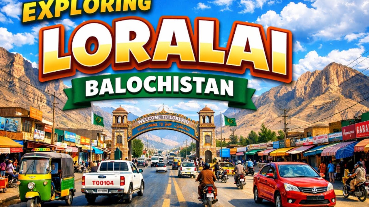 View of Loralai City | لورالائی شہر کے مناظر  | Riding Through Loralai Bazars