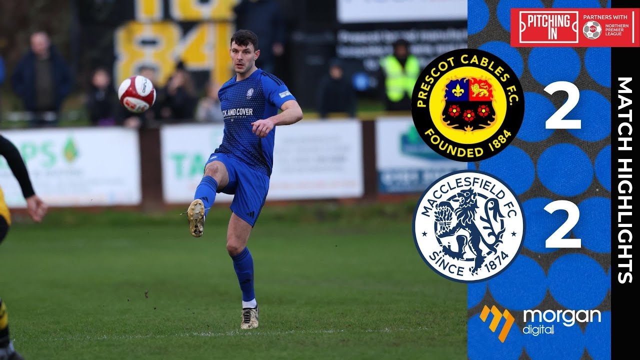 Final away game of 2024 ends in a draw 🤝 | Prescot Cables 2-2 Macclesfield FC