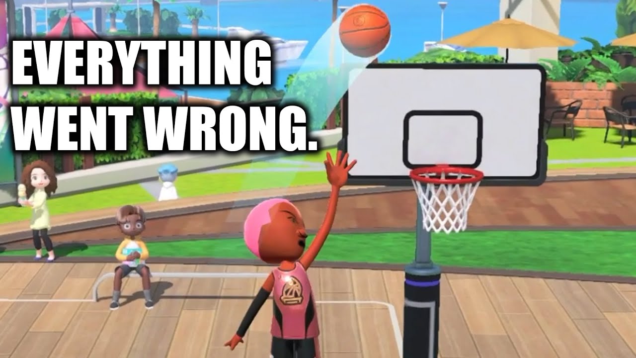 My luck is nonexistent in Switch Sports Basketball
