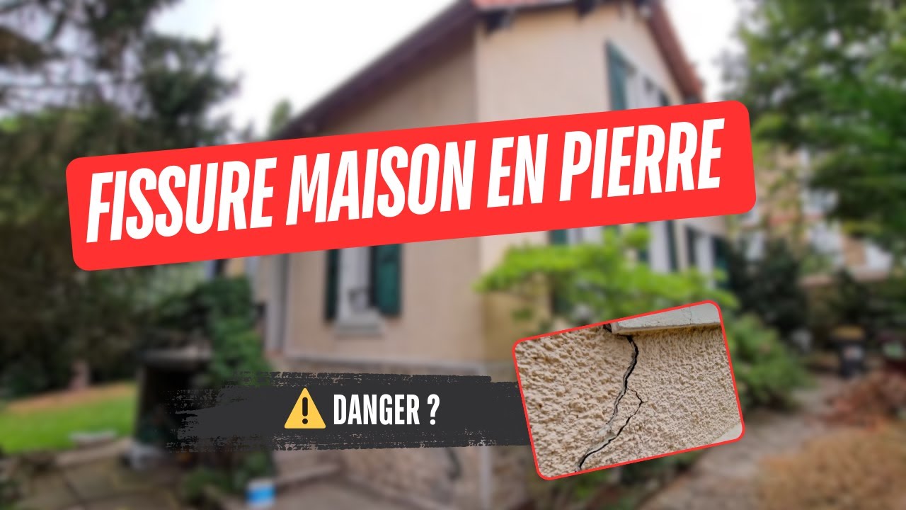 Fissure maison en pierre : danger ?
