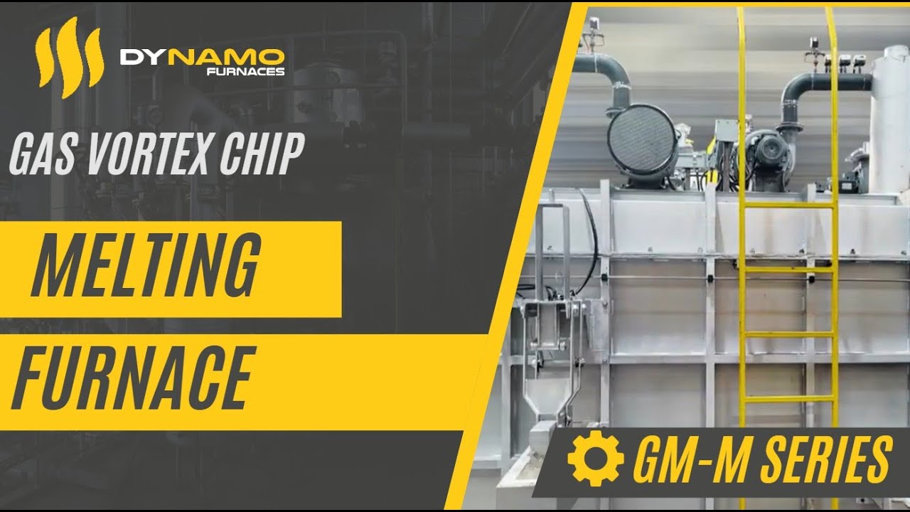 Dynamo - Gas Vortex Chip Melting Furnace  - GM-M Series