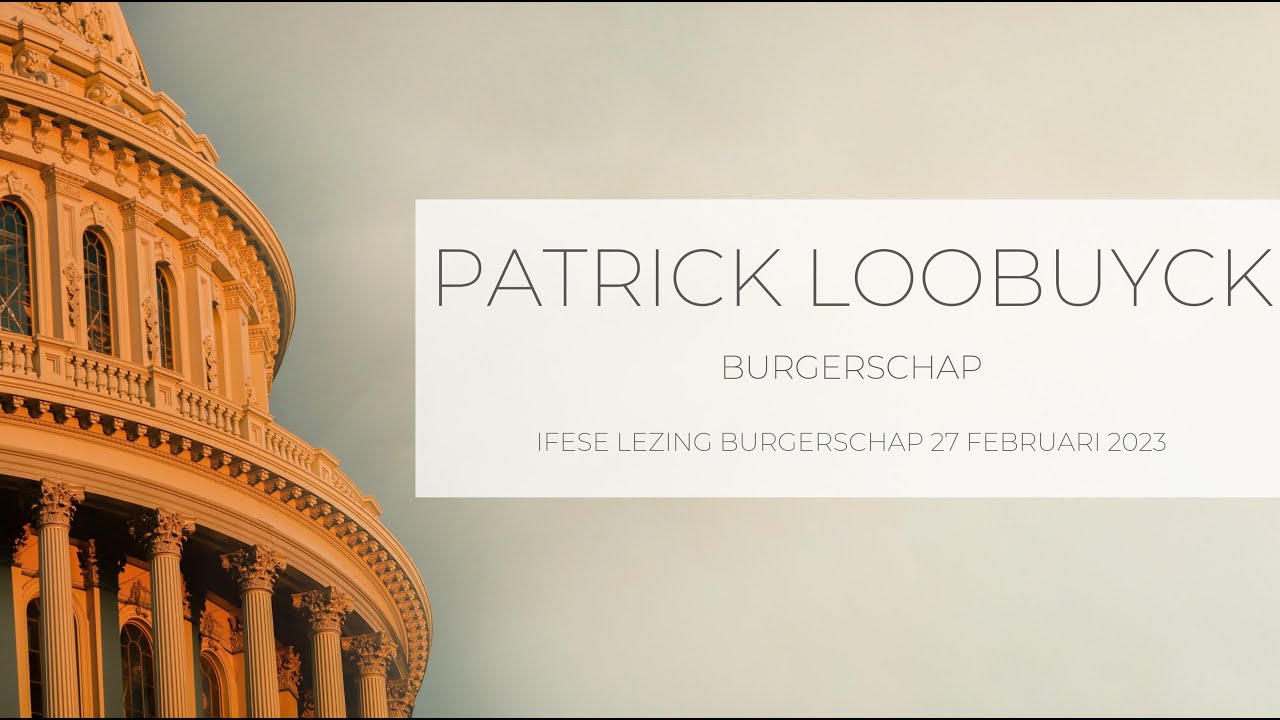 Patrick Loobuyck- Burgerschap