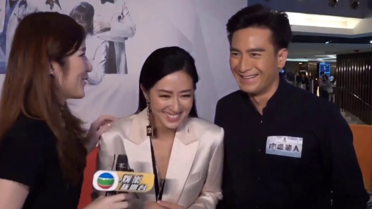 馬國明和唐詩詠《白色強人》首映的採訪，直播在bigbigchannel