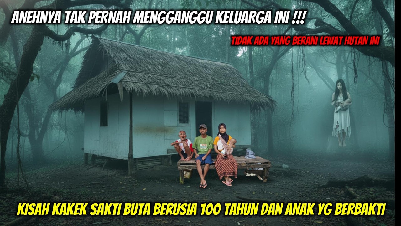 MUSTAHIL GAK PERCAYA SOSOK PEMUDA INI MERAWAT KAKEK BUTA UMUR 100 TAHUN DI RUMAH BATU HUTAN ANGKER