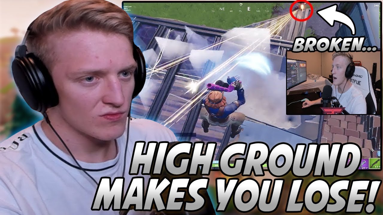 Tfue Shows Why HIGH GROUND Puts You At A DISADVANTAGE In A Fight & Could Make You LOSE!