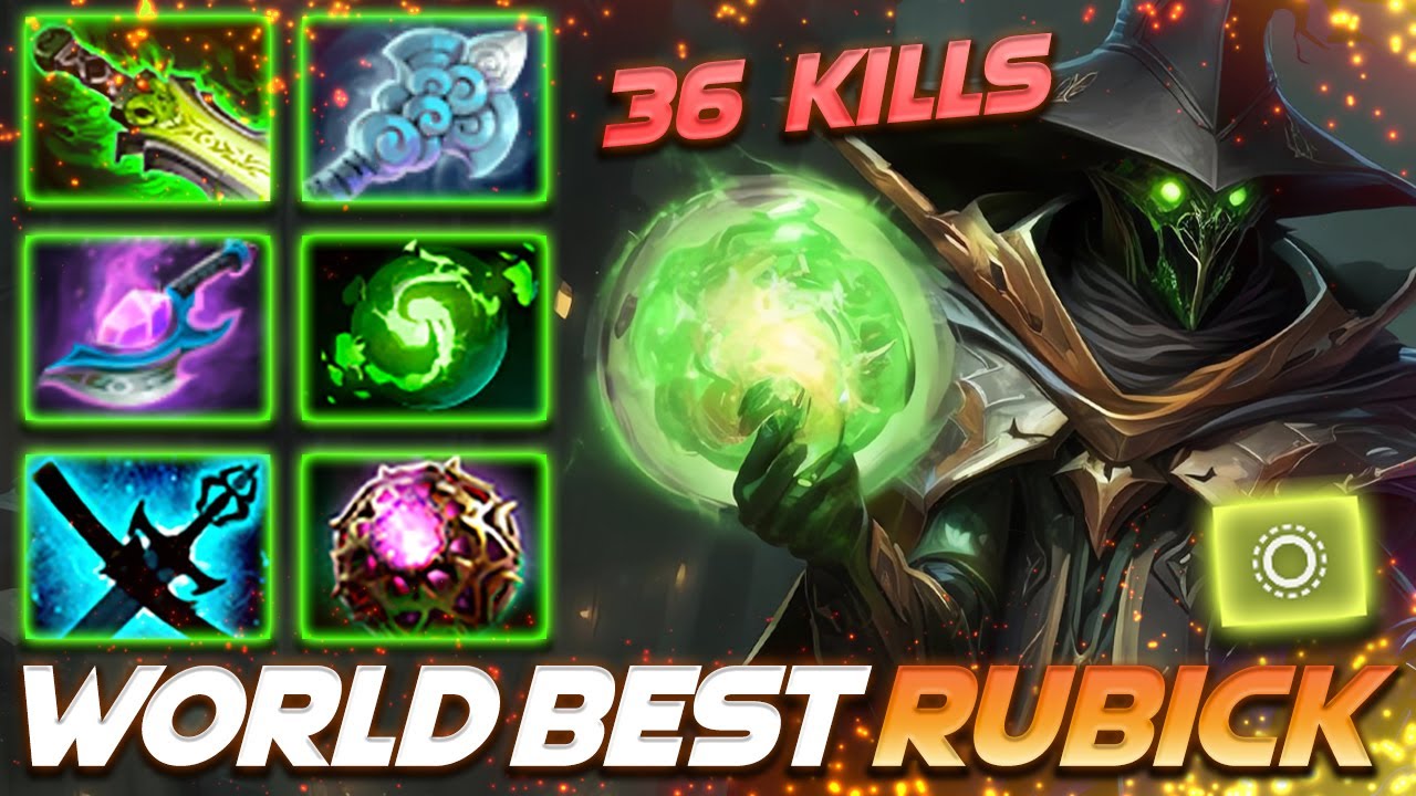 Rubick World Best Action 36 KILLS - Dota 2 Pro Gameplay [Watch & Learn]