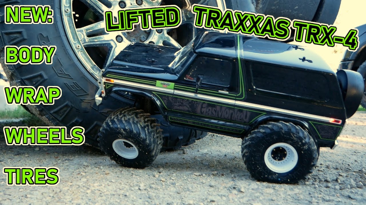 TRAXXAS TRX-4: LIFTED 79 BRONCO GETS NEW BODY, WRAP, WHEELS, AND TIRES