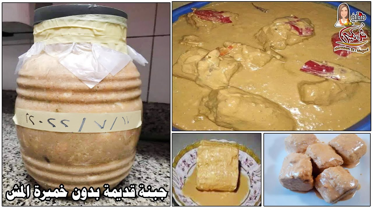 الجبنه القديمه بدون مش اختراع بدون دود 🐛 مذبده ودايبه مع  نرمين الماجد