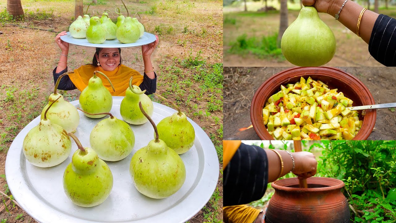 VILLAGE BOTTLE GOURD RECIPE | கிராமத்து சுரைக்காய் கடையல் செய்முறை | Banana Leaf Cooking