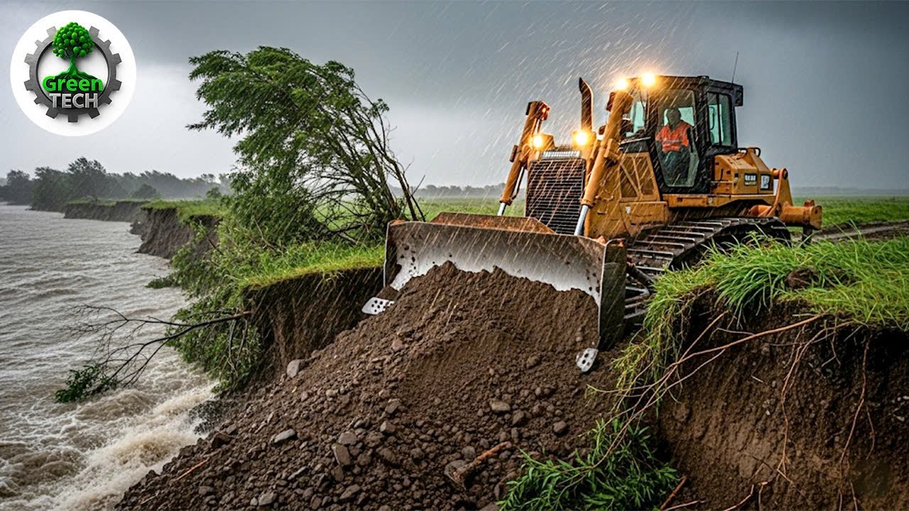 Jaw-Dropping Bulldozer & Excavator Operator Skills So Crazy You’d Think They’re Fake! #36