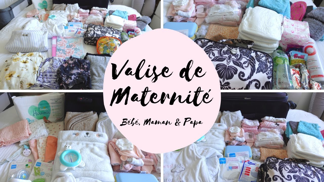 MA VALISE DE MATERNITÉ | 2ème césarienne | Pour Bébé, Maman & Papa