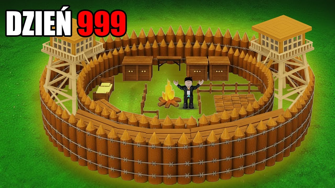 Zbudowałem Wielką Twierdzę w 99 Nocy w Lesie!