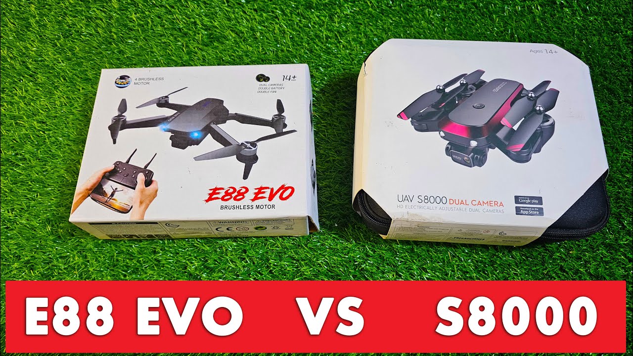 E88 EVO vs S8000 Drone Camera | Full Comparison Test 🔥 Camera, Range & Flight Review (2026)