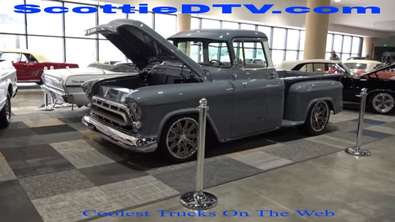 Это лучший Chevy 3100 1957 года? Дебют Rutterz Rods в Бирмингеме, штат Алабама, на выставке World...