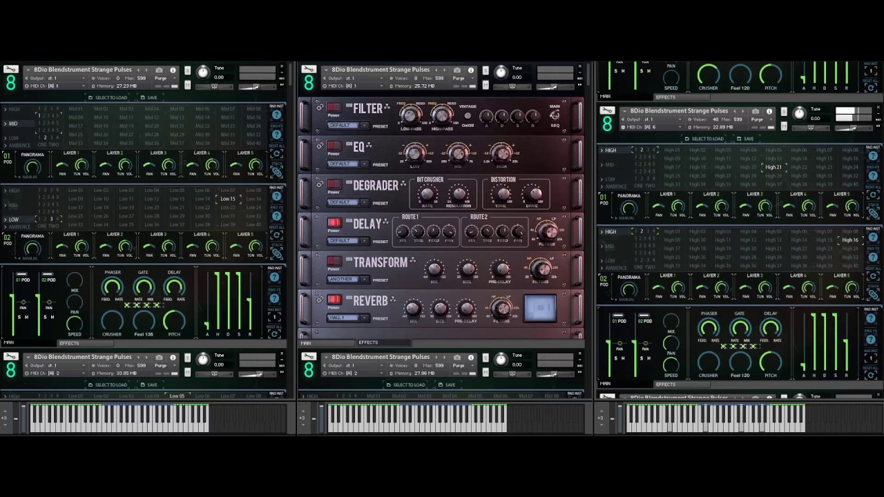8Dio Blendstrument Strange Pulses