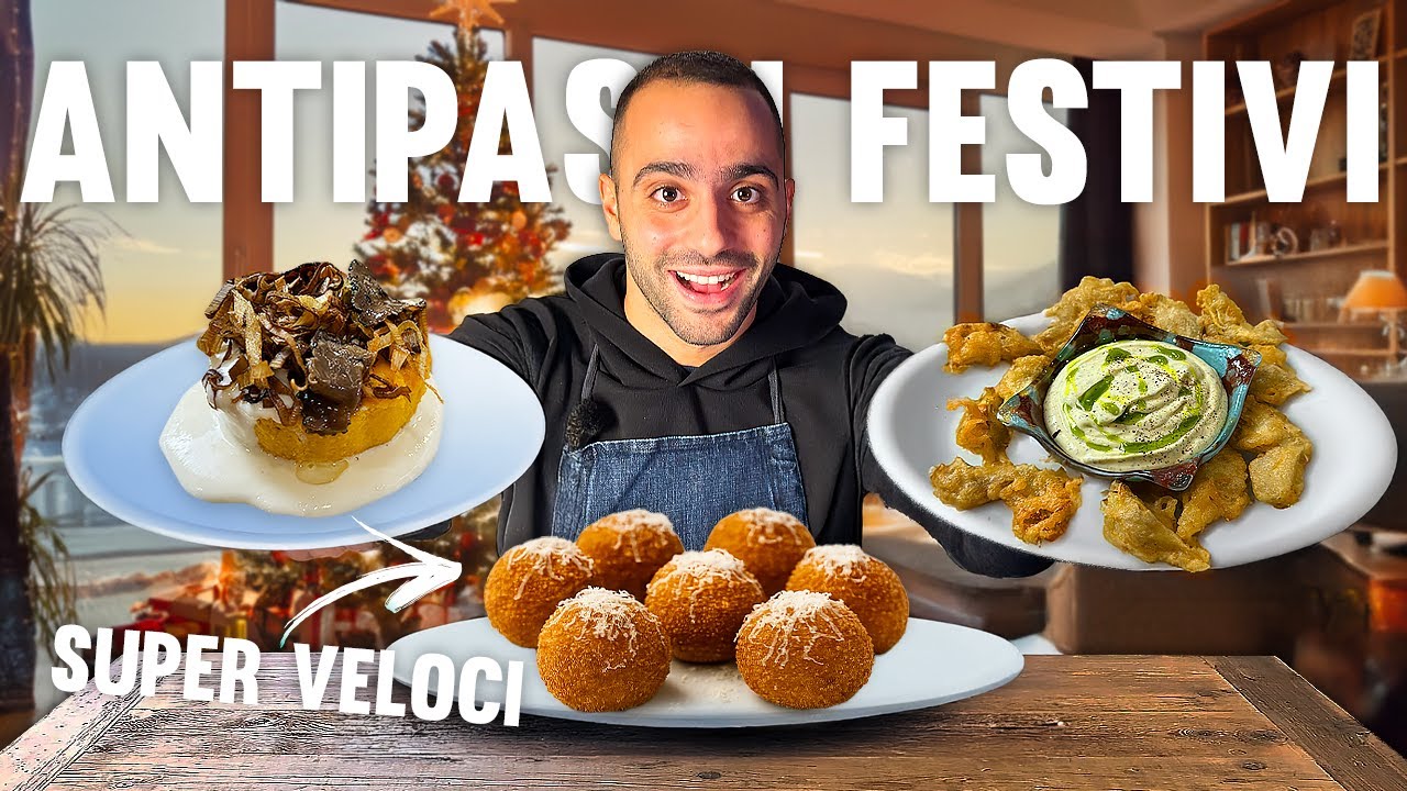 3 ANTIPASTI PER LE FESTE
