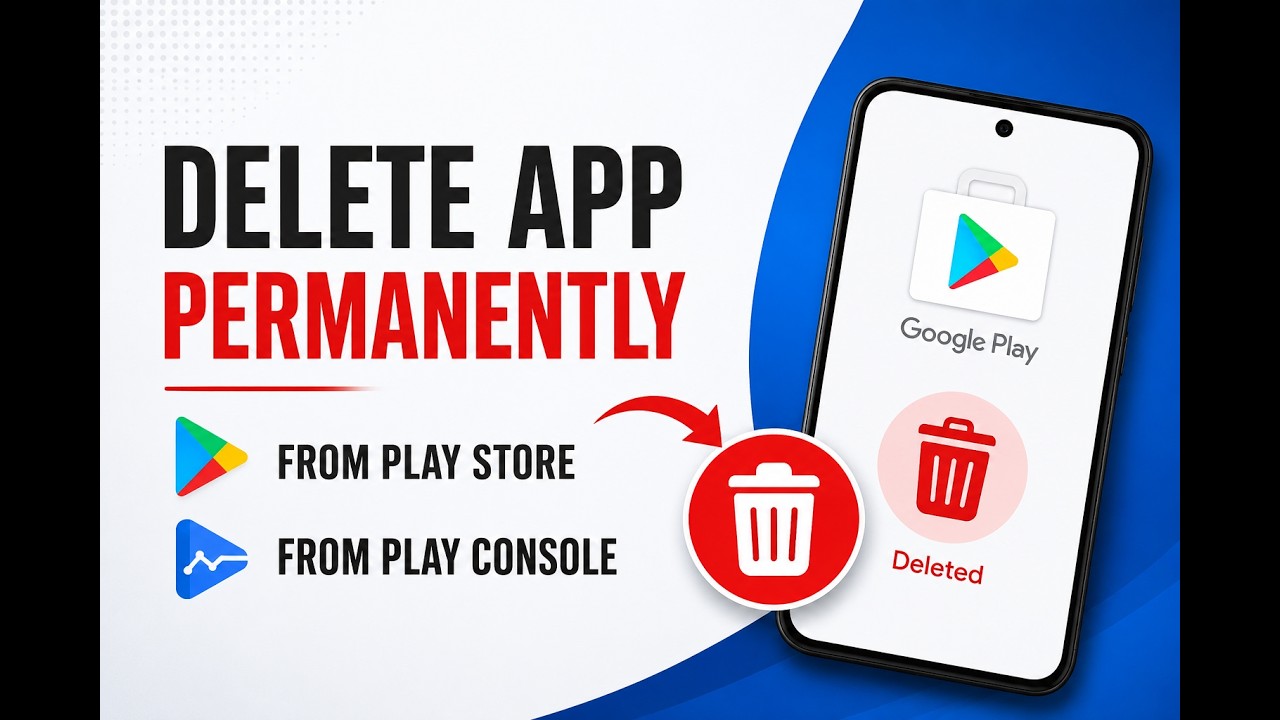 How to Permanently Delete an App from Google Play store and Console (2026 Guide) | Fazle Rabbi