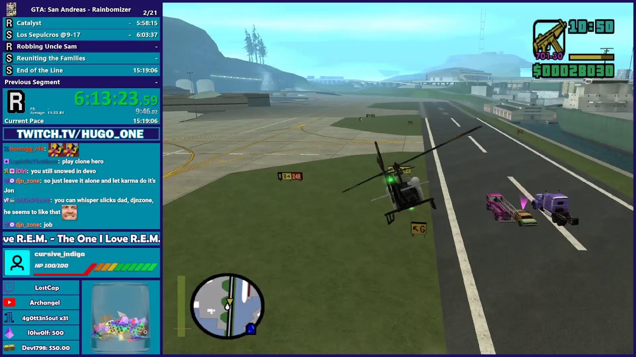 GTA San Andreas Rainbomizer Speedrun Part 2