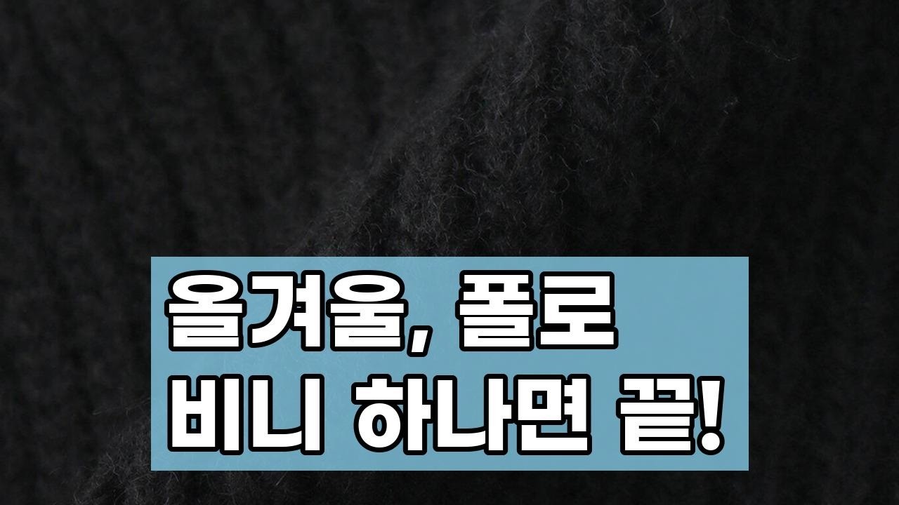 겨울 필수템! 폴로 시그니처 울 비니, 남녀공용 데일리 모자 추천