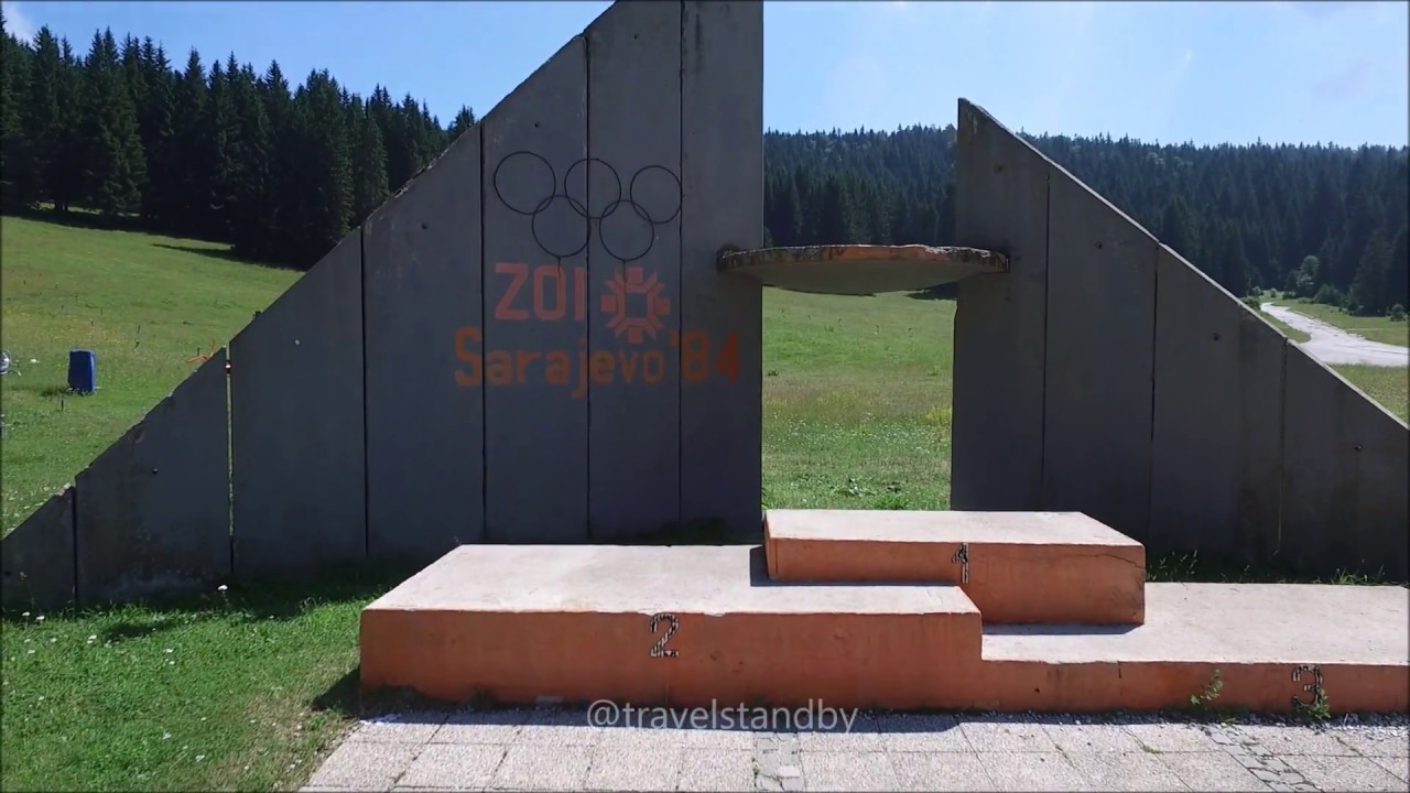 Sarajevo Igman Olympic Jump, execution podium Malo Polje