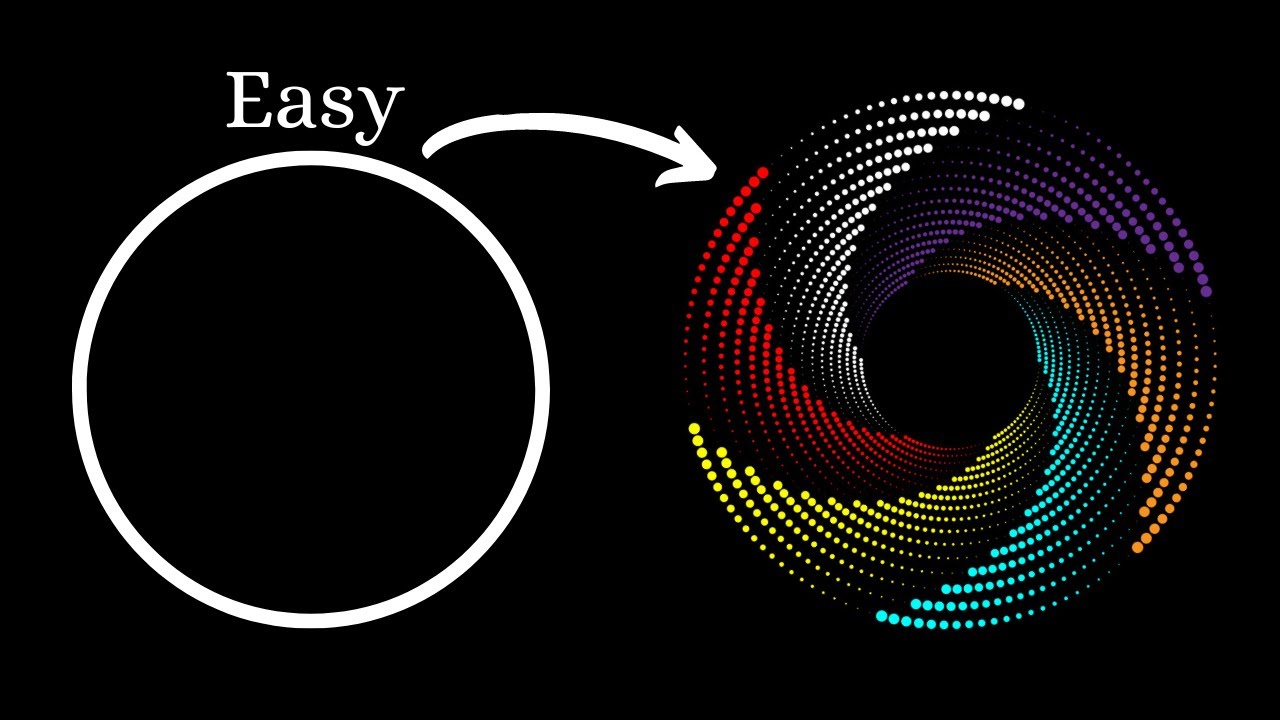 Dotted circle | Adobe Illustrator Tutorial | Tutorial