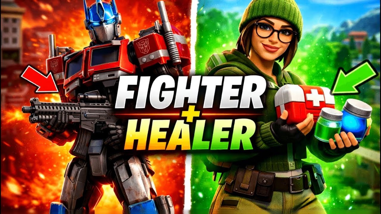 The Fighter + Healer Challenge in Fortnite