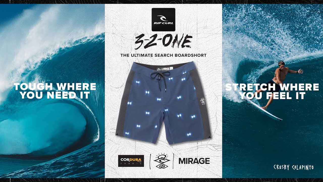 Ultimate Mirage 3/2/One Boardshort | Made For Waves 2020 | Rip Curl