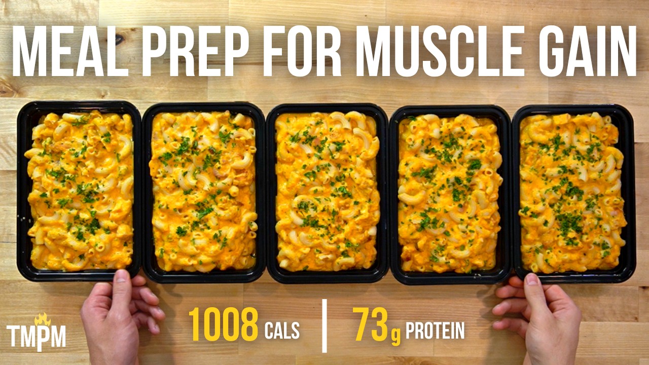 Big Boy Mac & Cheese | High Calorie, High Protein Meal Prep for Muscle Gain | 73g of Protein