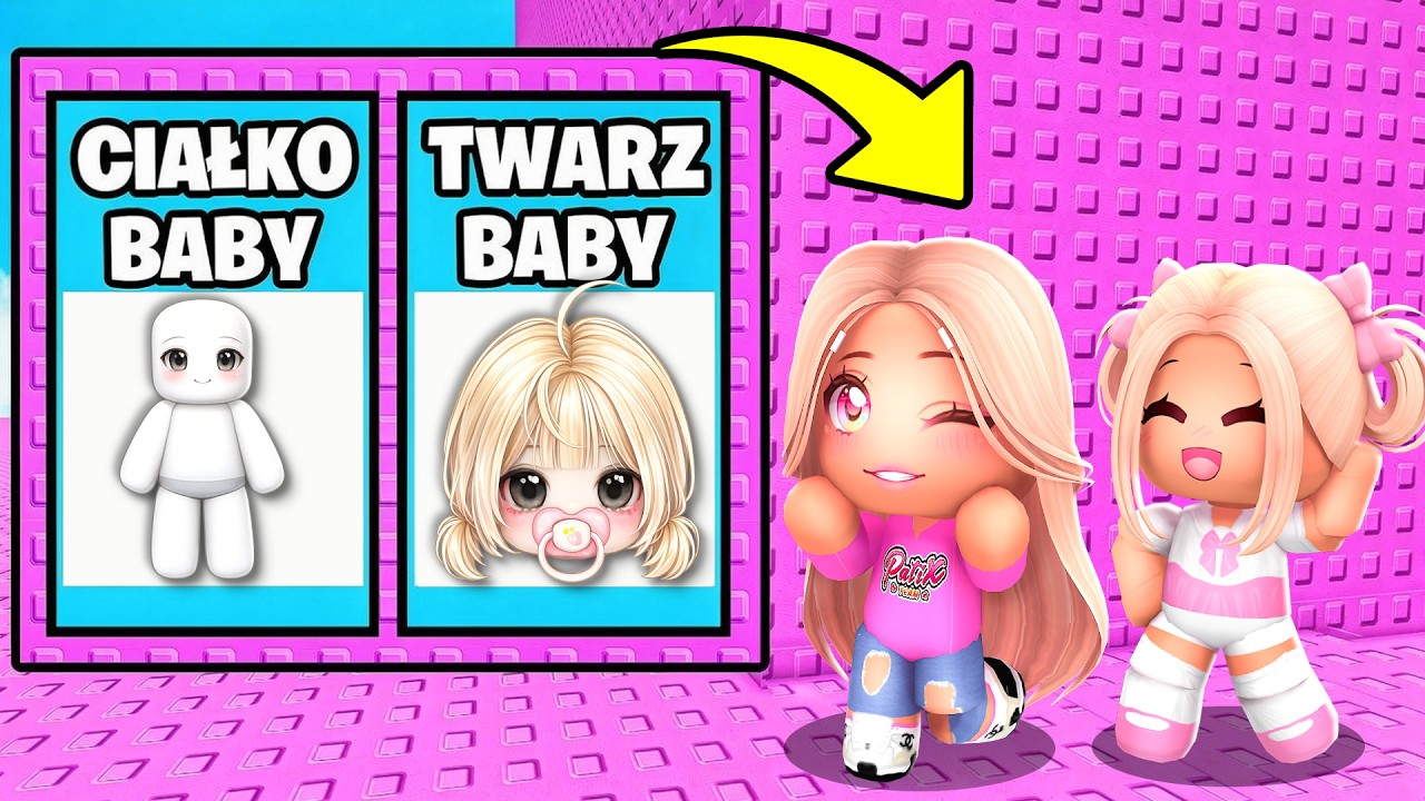 MAMY NOWE SKINY JAKO BABY PLUSHIE z MAŁĄ AMI w ROBLOX! 😍