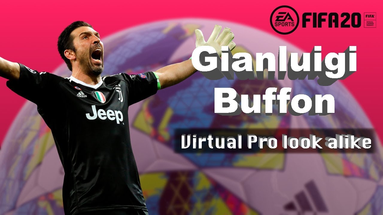 Gianluigi Buffon - Fifa 20 Pro Clubs look alike
