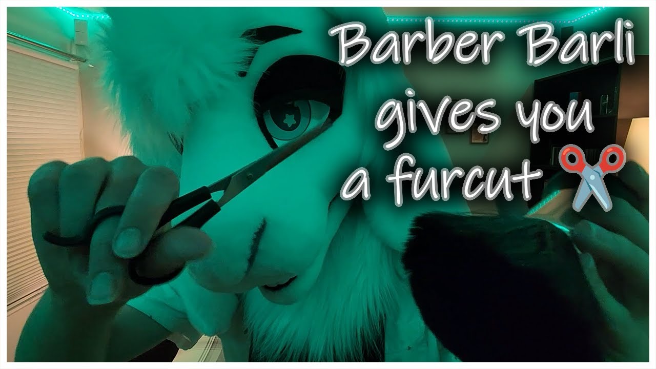 [Furry ASMR] Barber Barli gives you a furcut✂️(Whispered, snipping, brushing)