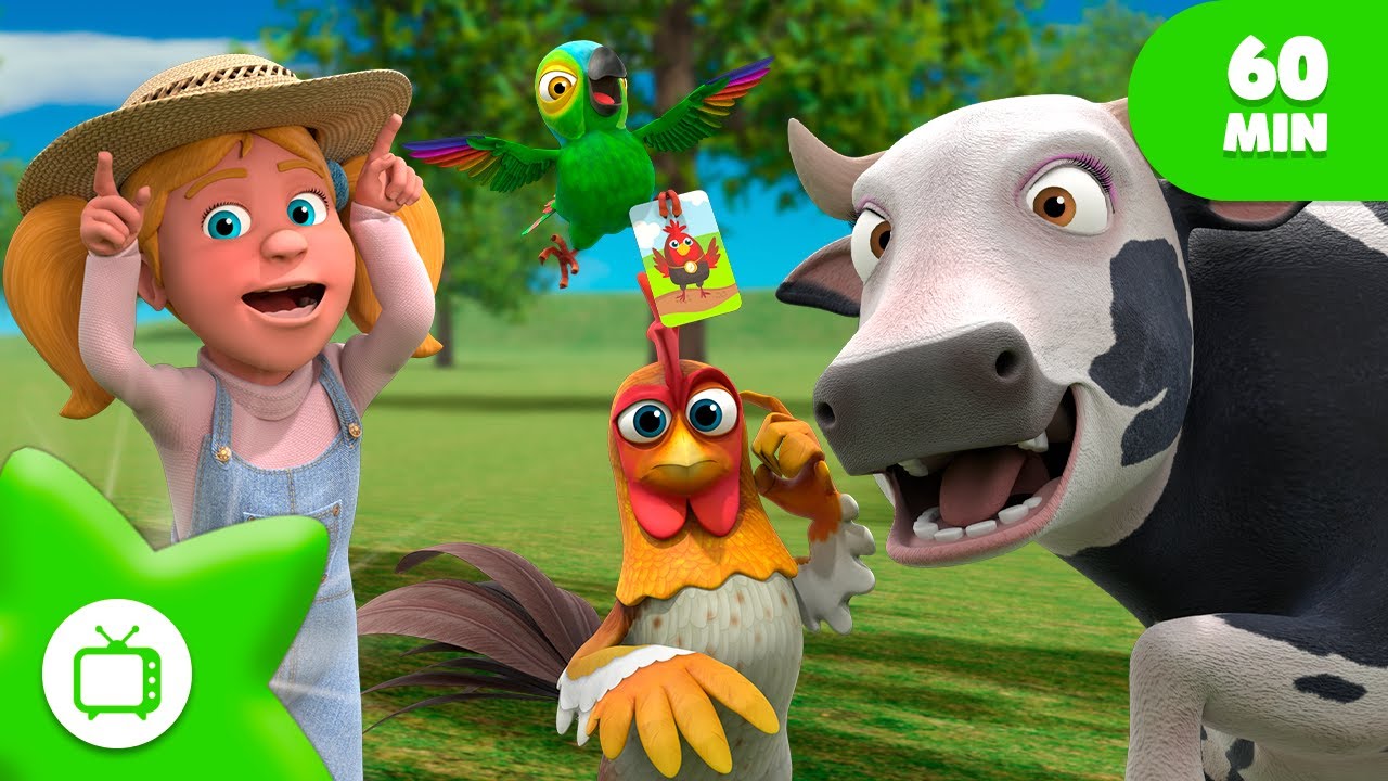 Adivinha na Fazenda e Mais Canções Divertidas! 🐮+ Completo🌈 Desenhos Infantil | A Fazenda do Zenon