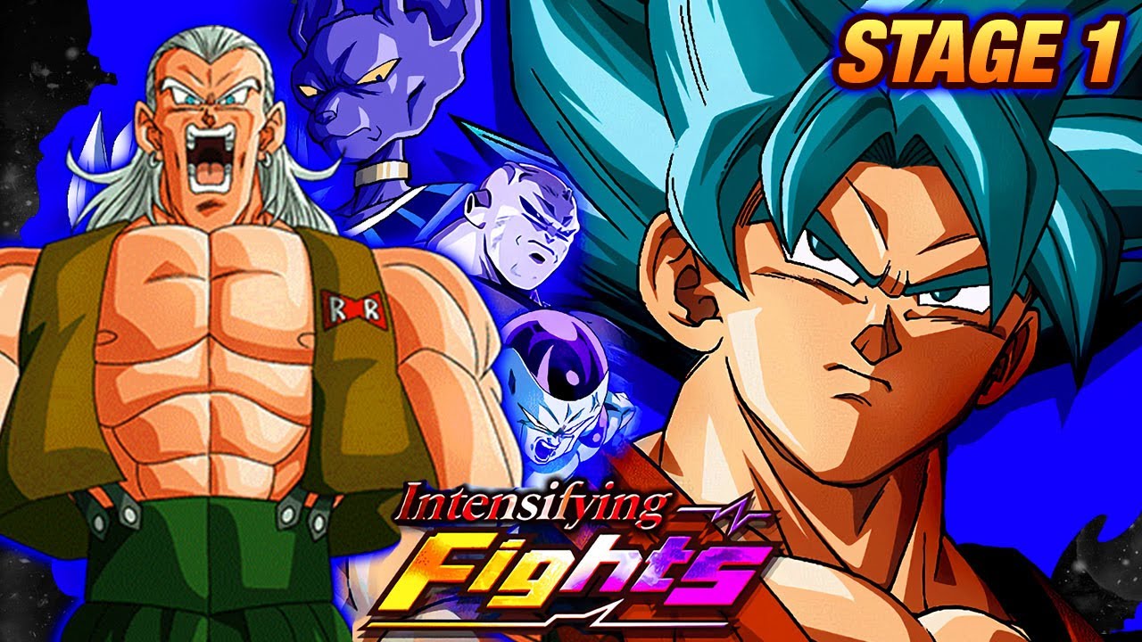 INTENSIFYING FIGHTS STAGE 1! HOW TO FIGHT FUSION ANDROID 13 AND BEAT ALL MISSIONS! (Dokkan Battle)
