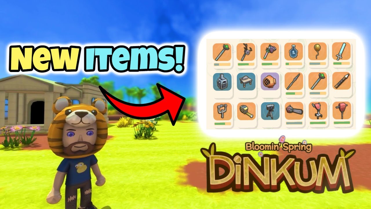 Testing New Items in Dinkum Bloomin Spring Update!