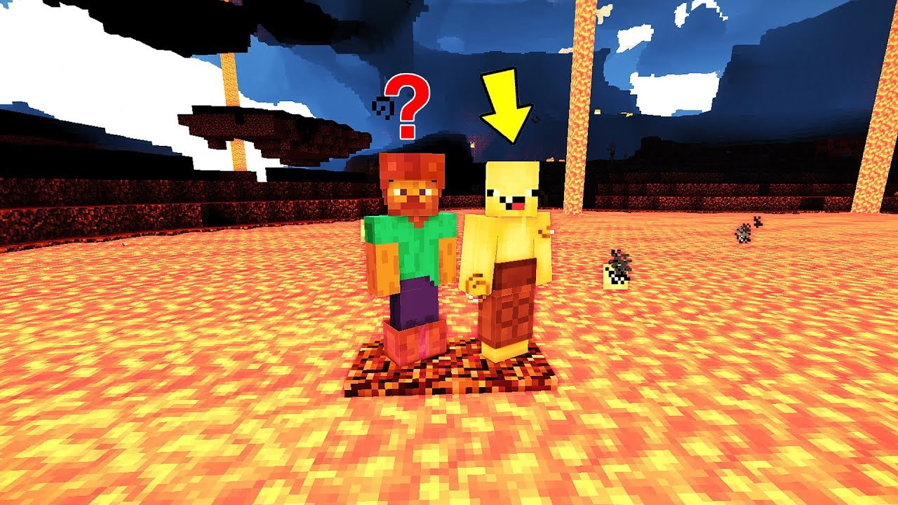 FAKİR NETHER CEHENNEMİNDE MAHSUR KALDI !! 😱 - Minecraft