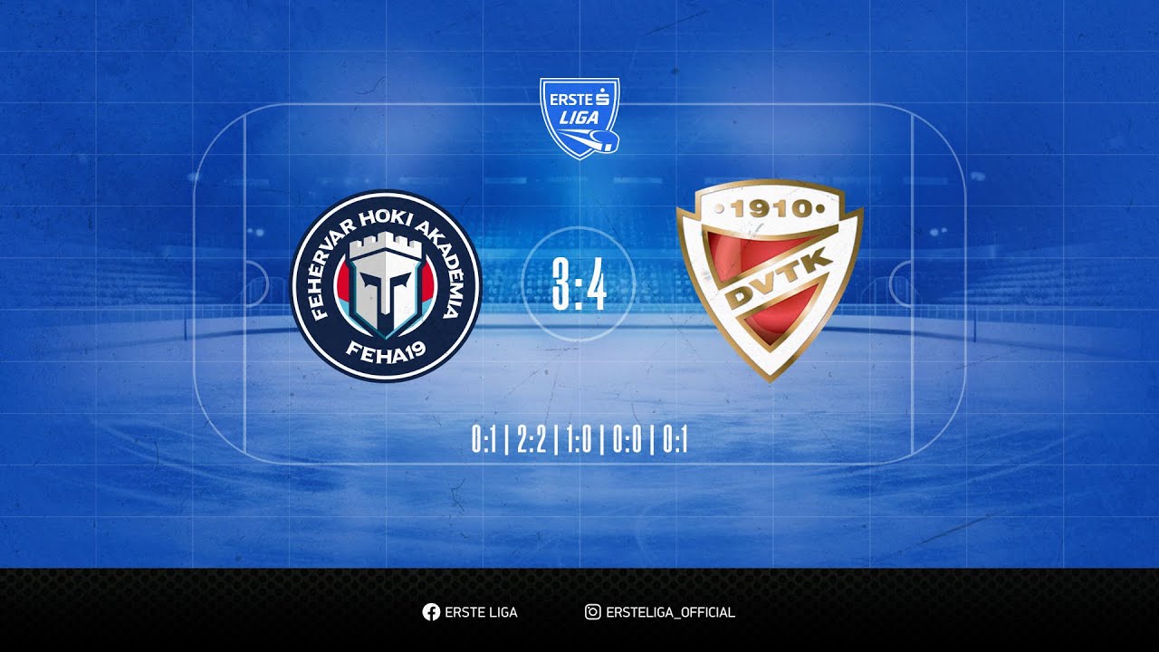 Gólösszefoglaló - EL 143 - FEHA19 - DVTK Jegesmedvék 3-4 20260128