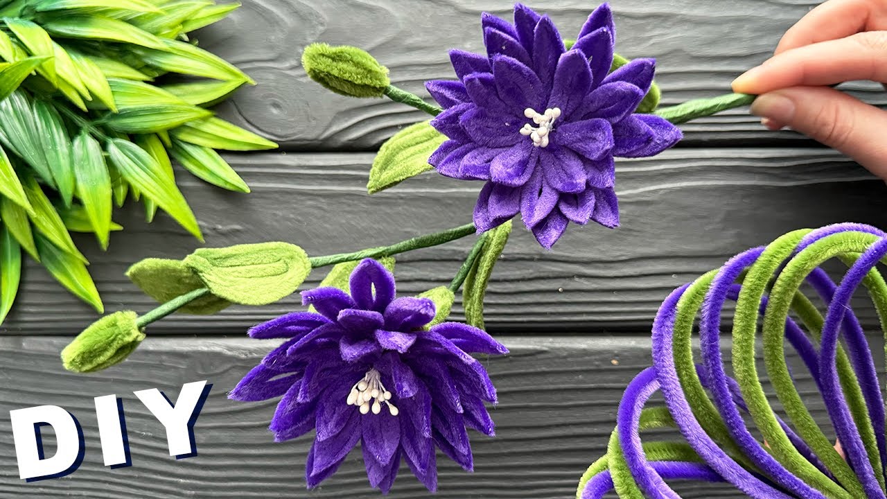 DIY Pipe Cleaner Crafts How to Make Easy Flower from Chenille Stems Pipe Cleaner Flowers Idea