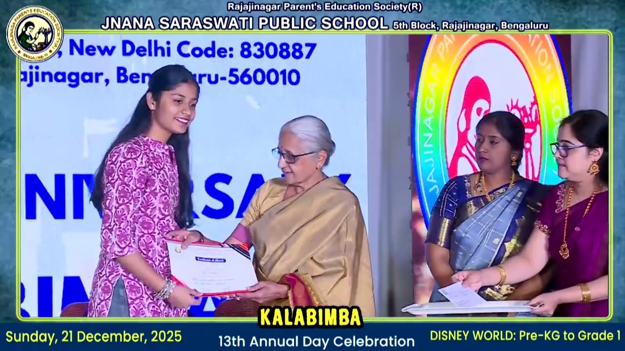 Slot 1 Kalabimba 2025 | rajajinagar | Rpes Jnana Saraswati Public School |