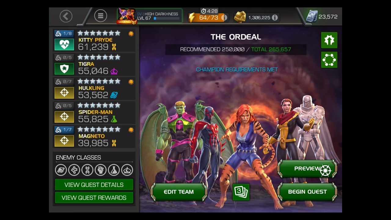 MCOC #Hero Kitty and friends vs The Ordeal