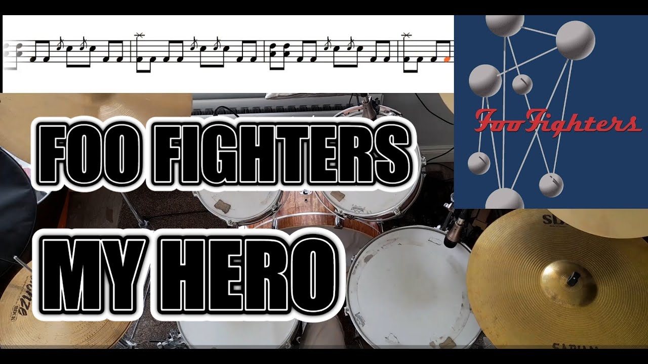 Foo Fighters - My Hero - Drum Cover With SHEET MUSIC