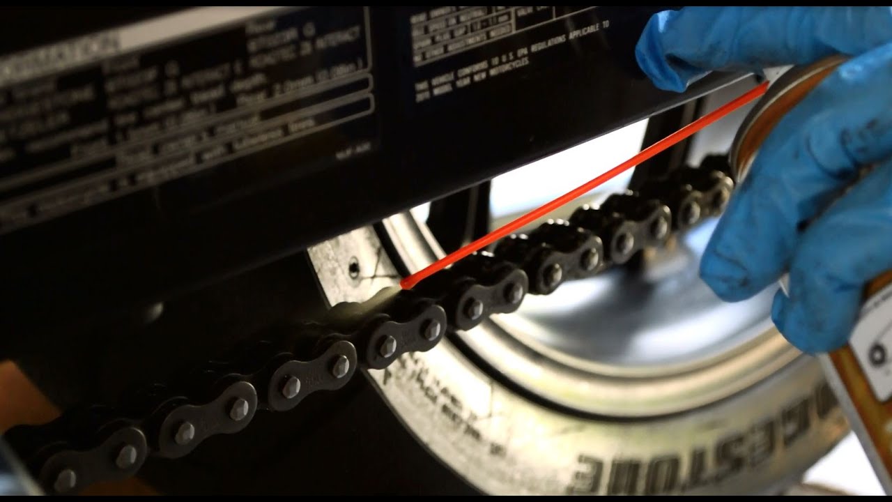 Honda Ctx700 Chain Clean and Lube