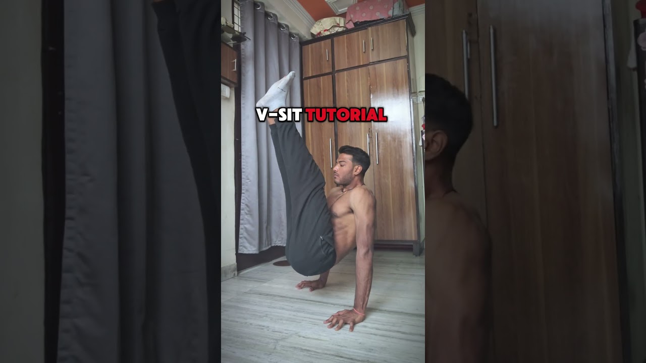 4 Steps to do V-sit #calisthenics