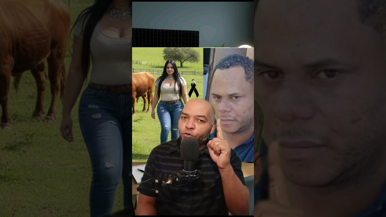 Francia María Lora no se dió cuenta cuando el toro entró a la casa, en Barrancon, Puerto Plata.